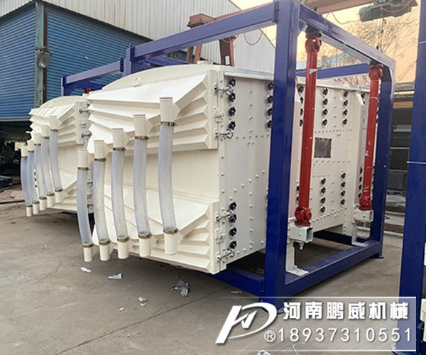 機制砂篩分生產線 方形搖擺篩生產線 河南鵬威機械