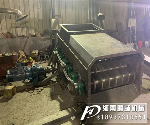 2米寬煤礦滾軸篩試機視頻